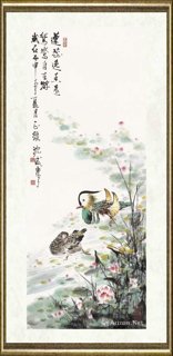 沈威峰_莲蕊逸香远 鸳鸯自在游
